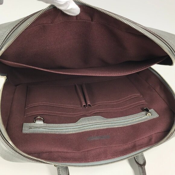 LOUIS VUITTON Gray Leather Tote Bag - Picture 10 of 16